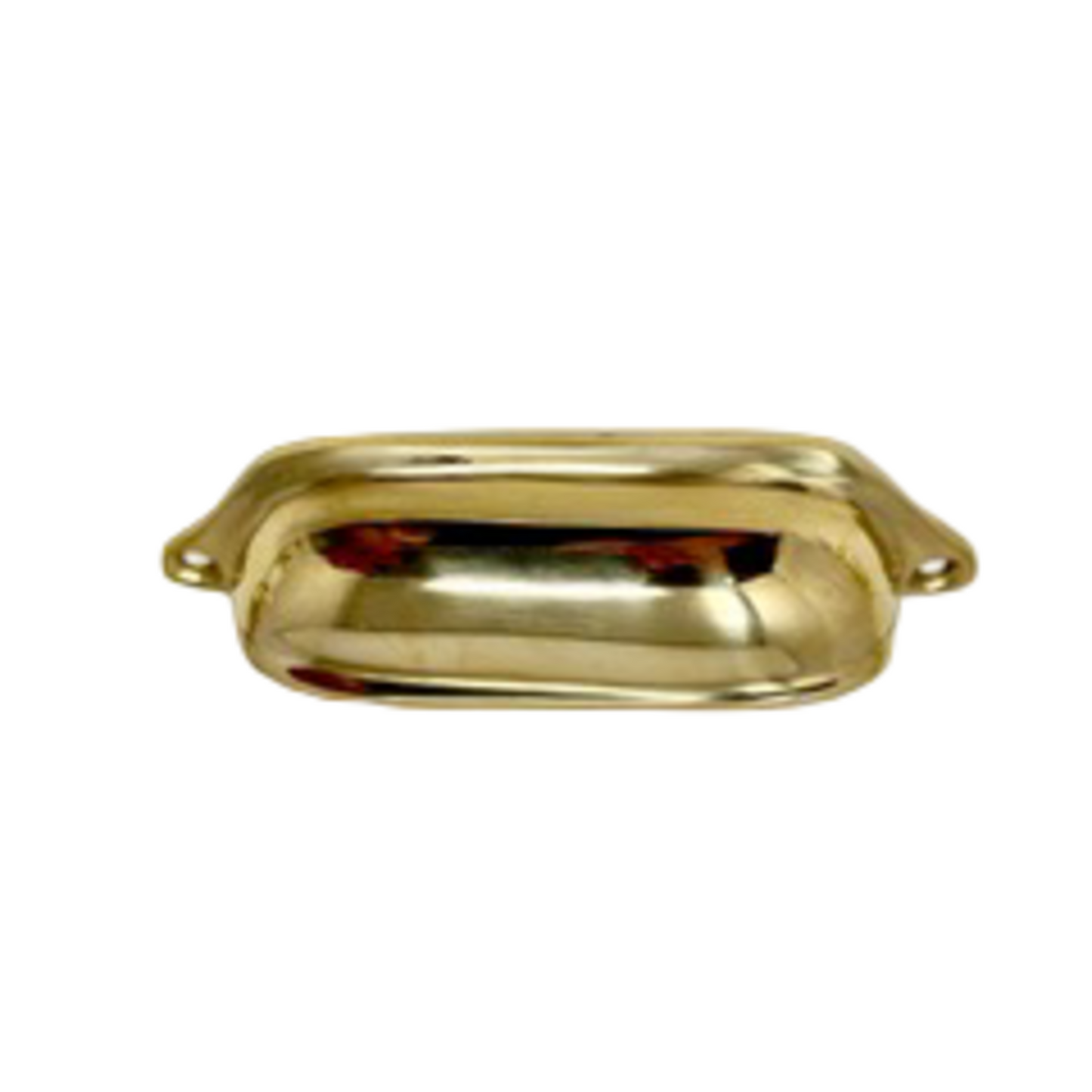 Unlacquered Brass Small Cup Handle
