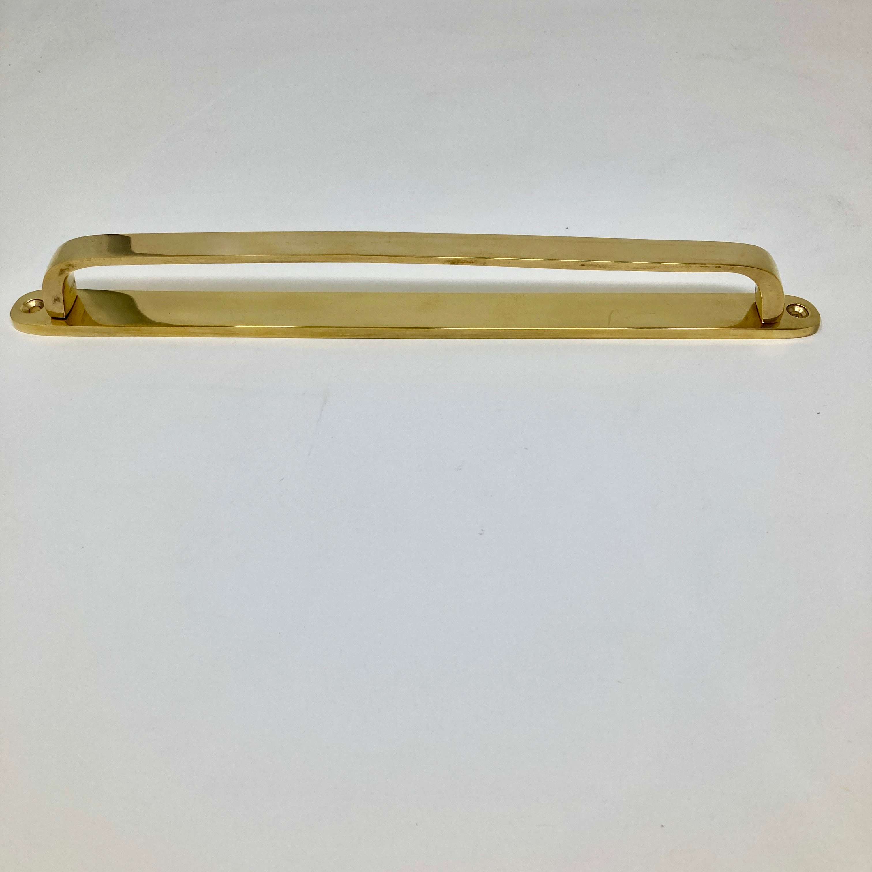 UNLACQUERED Backplate Handles | 4 3/4" | 6.5"| 10.5" | Polished Brass | Antique | Kitchen | Wardrobe | Chest | Cover Holes