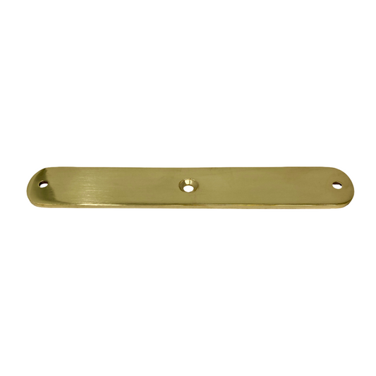 Unlacquered Brass Large Oval Backplate