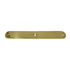 Unlacquered Brass Large Oval Backplate