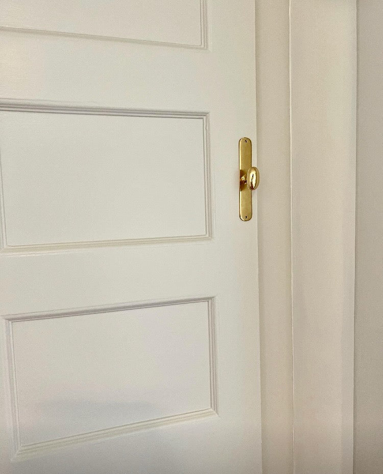 Unlacquered Brass Backplate