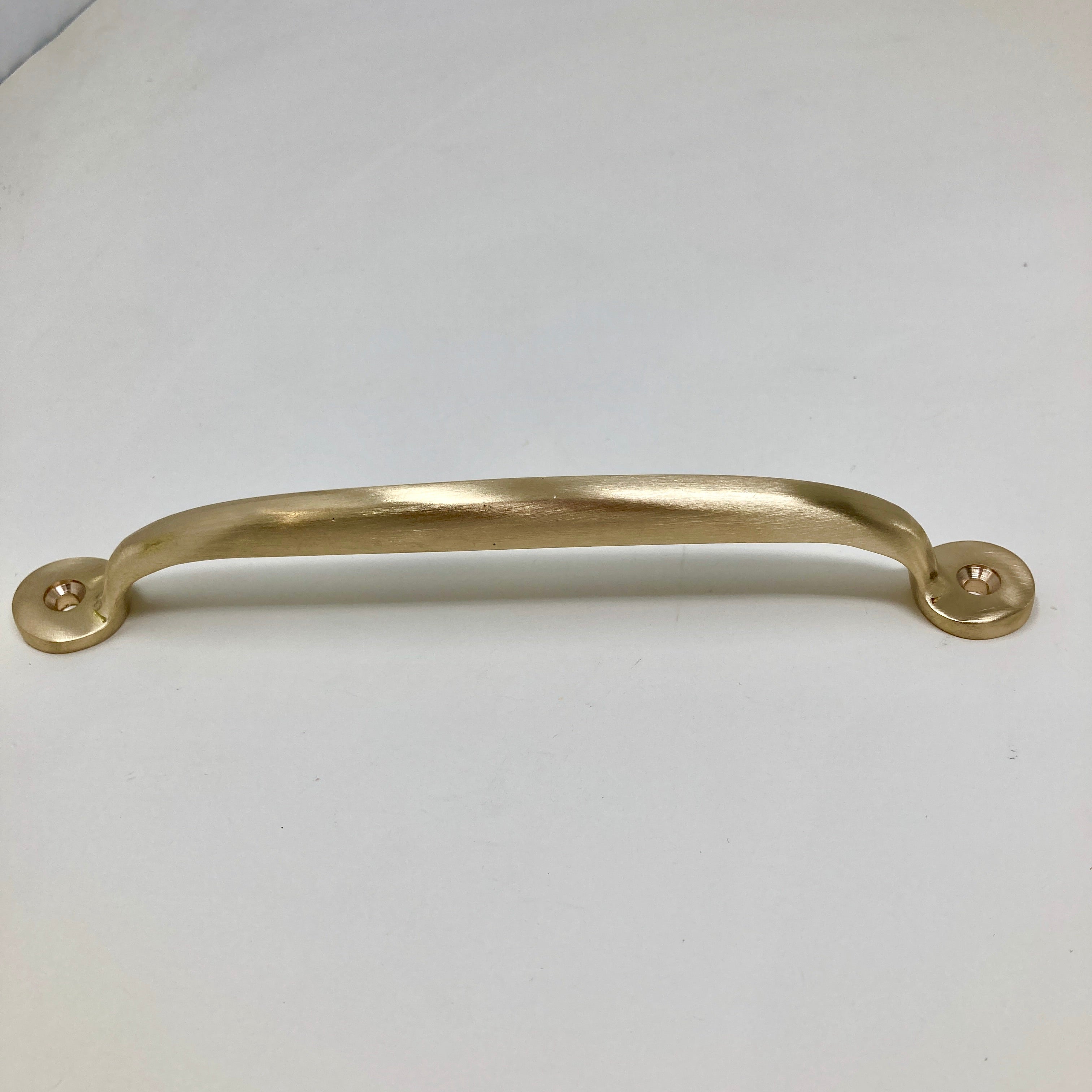 Brushed Brass UNLACQUERED Cabinet Knobs and Handles