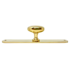 Unlacquered Brass Large Oval Backplate
