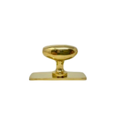 Unlacquered Brass Rectangular Backplate