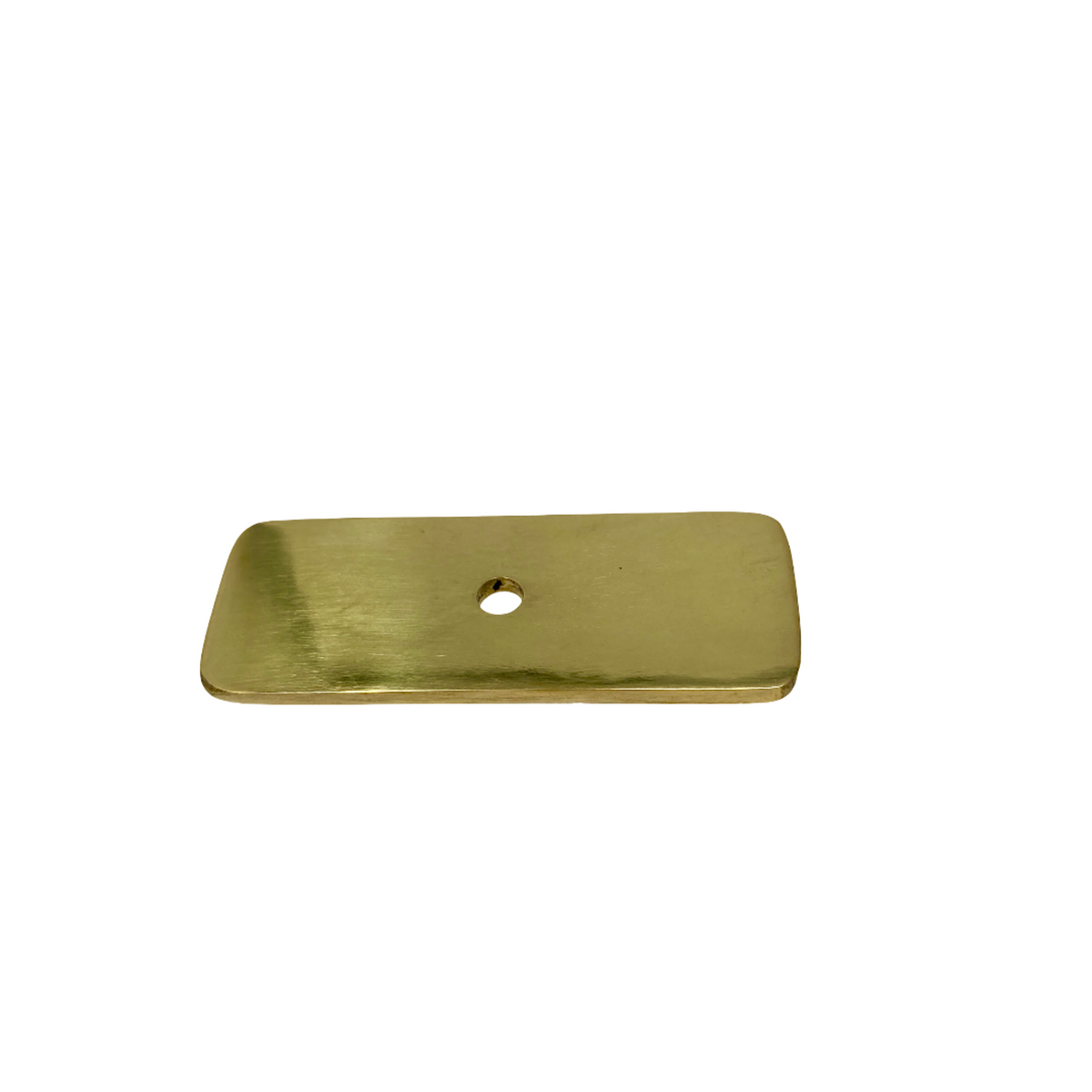 Unlacquered Brass Rectangular Backplate