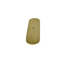 Unlacquered Brass Small Oval Backplate
