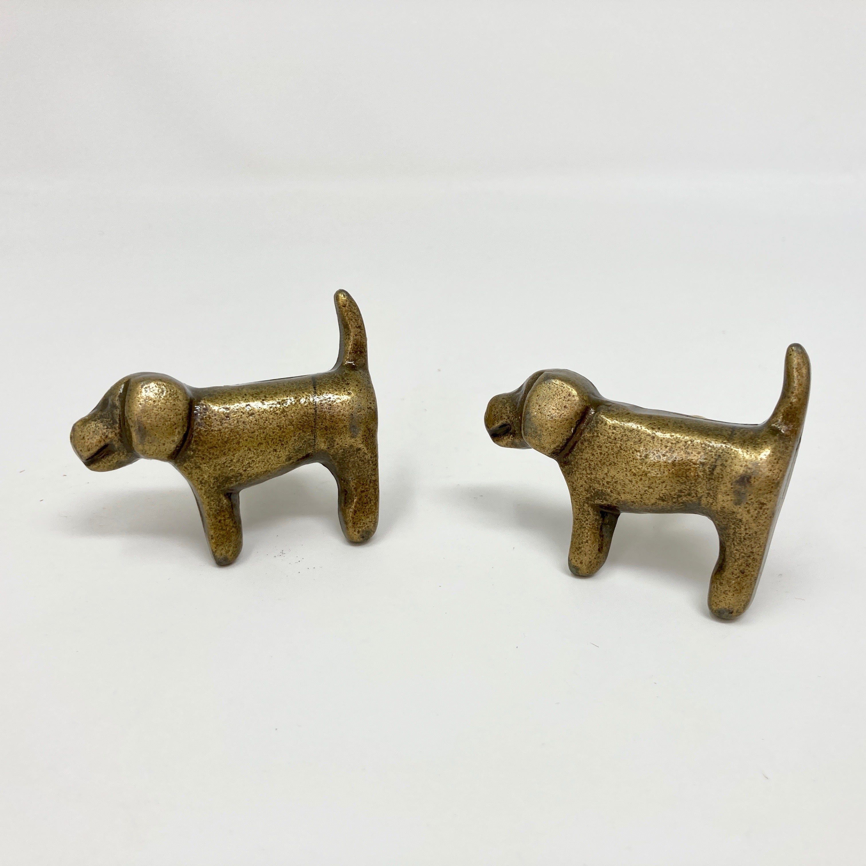 Antique Bronze Metal Dog Shaped Knob. Unique, Playful Design for Cabinets, Drawers, & Furniture with a Vintage, Animal-Inspired Touch