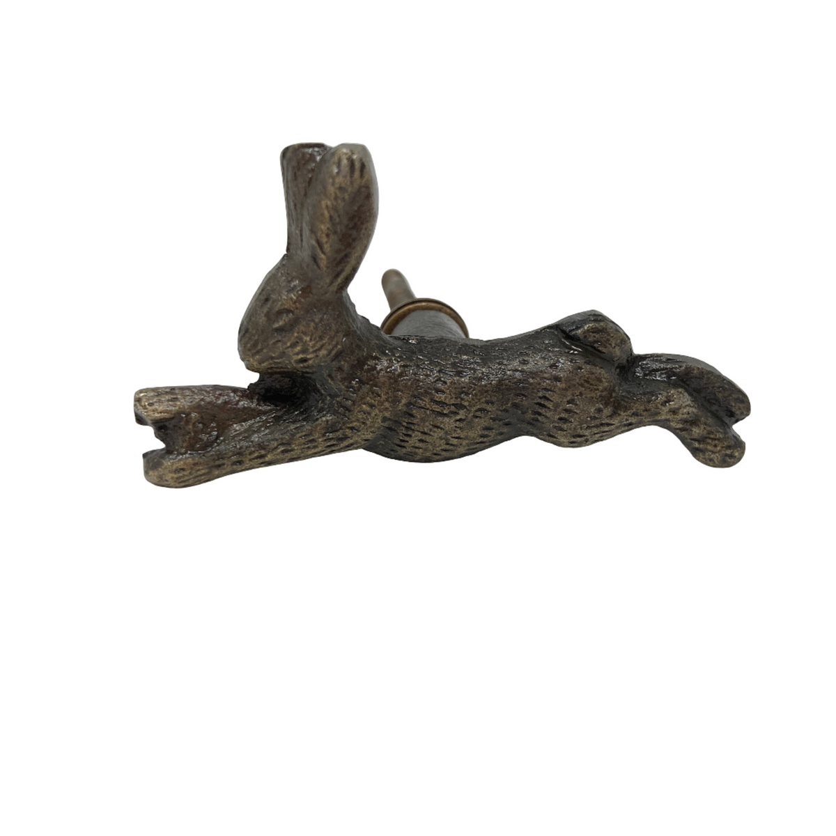 Running Rabbit Vintage Animal Knob