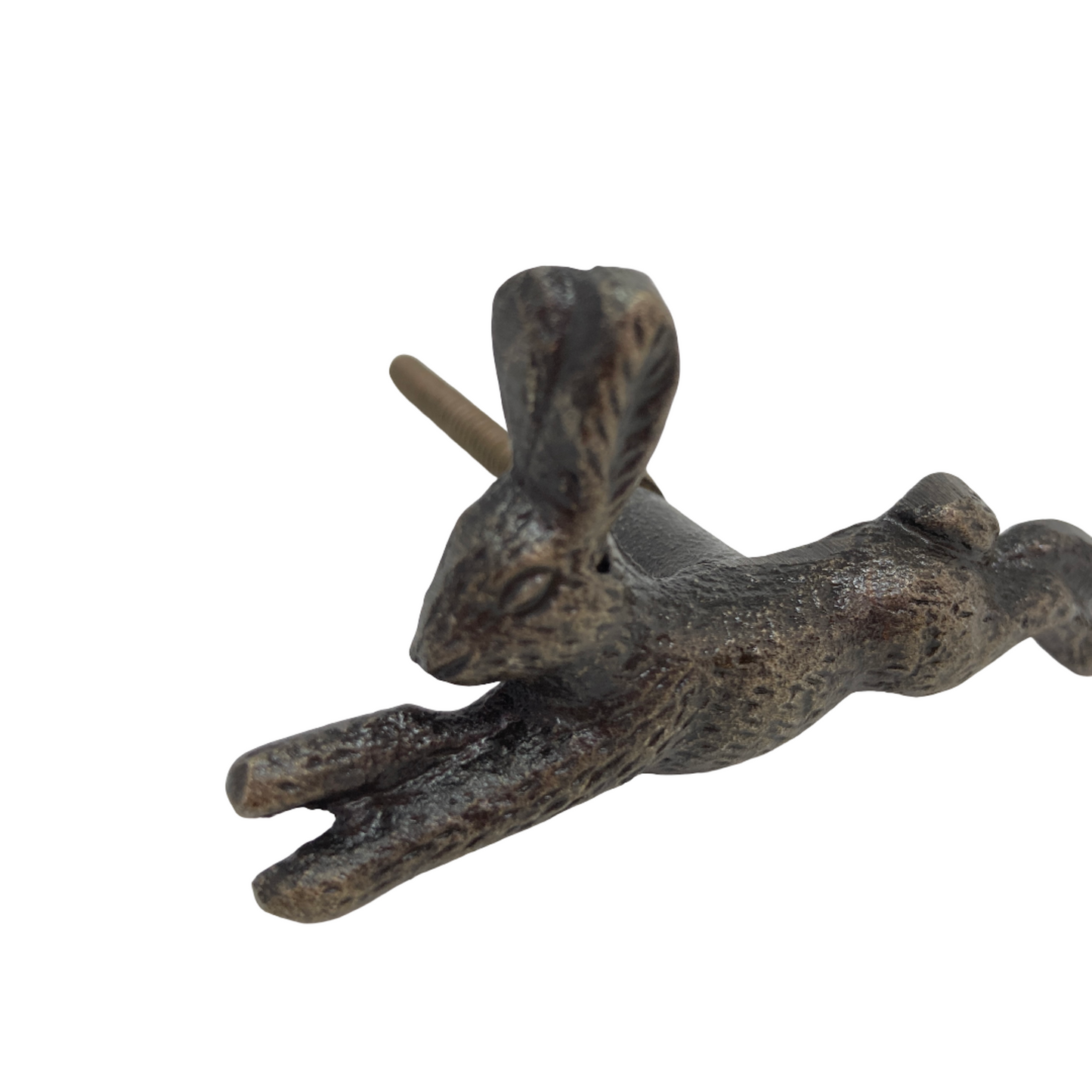 Running Rabbit Vintage Animal Knob
