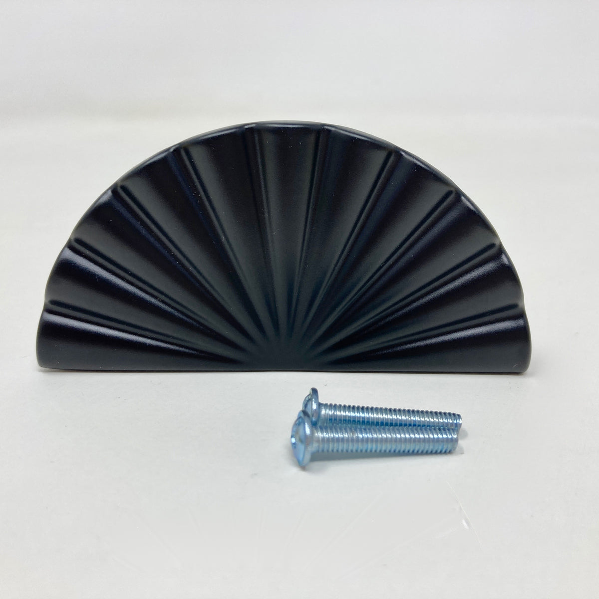 Black Art Deco Pull Knob / Cup Handle. Kitchen Replacement Knob, Drawer Knob, Furniture Knob, Cabinet Knob, Kitchen Door Knob