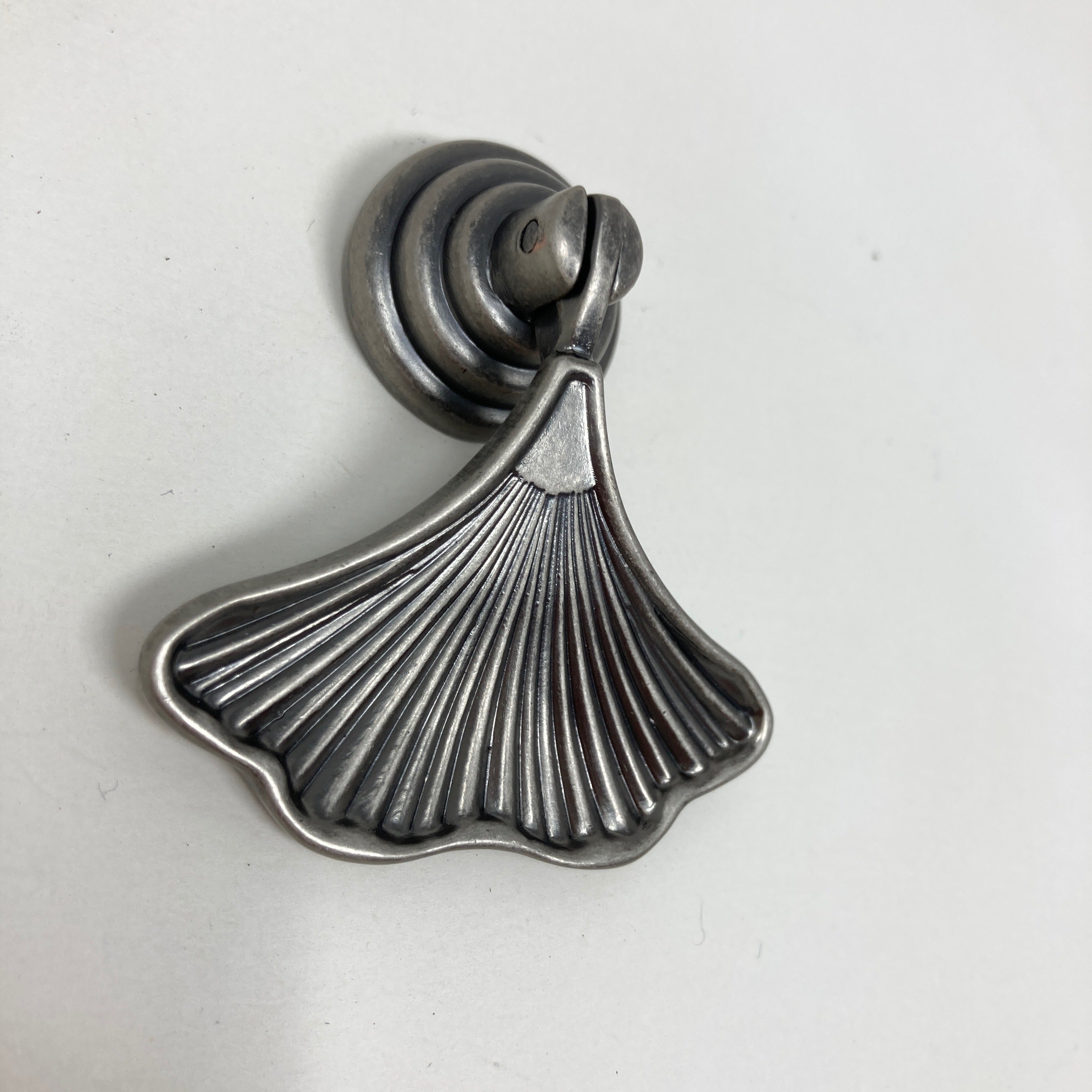 Art Deco Fan Knob in Gold, Silver or Antique Pewter. Wardrobe, Furniture, Cabinet Knob, Kitchen Door Knob