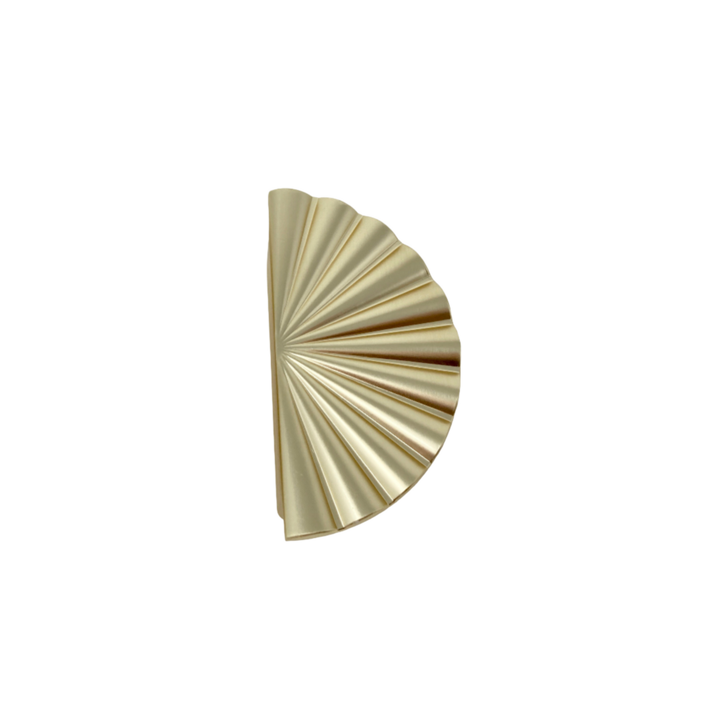 Brushed Gold Art Deco Pull Knob Or Cup Handle