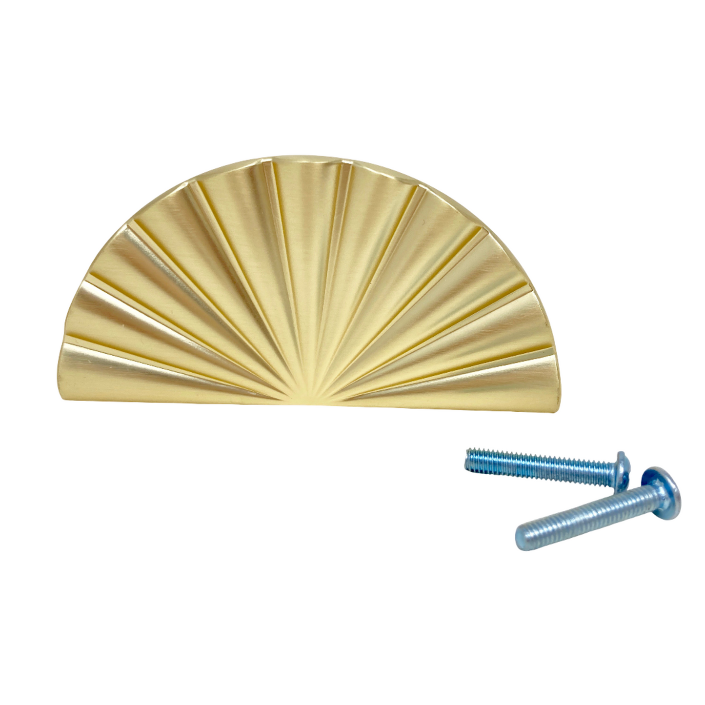 Brushed Gold Art Deco Pull Knob Or Cup Handle