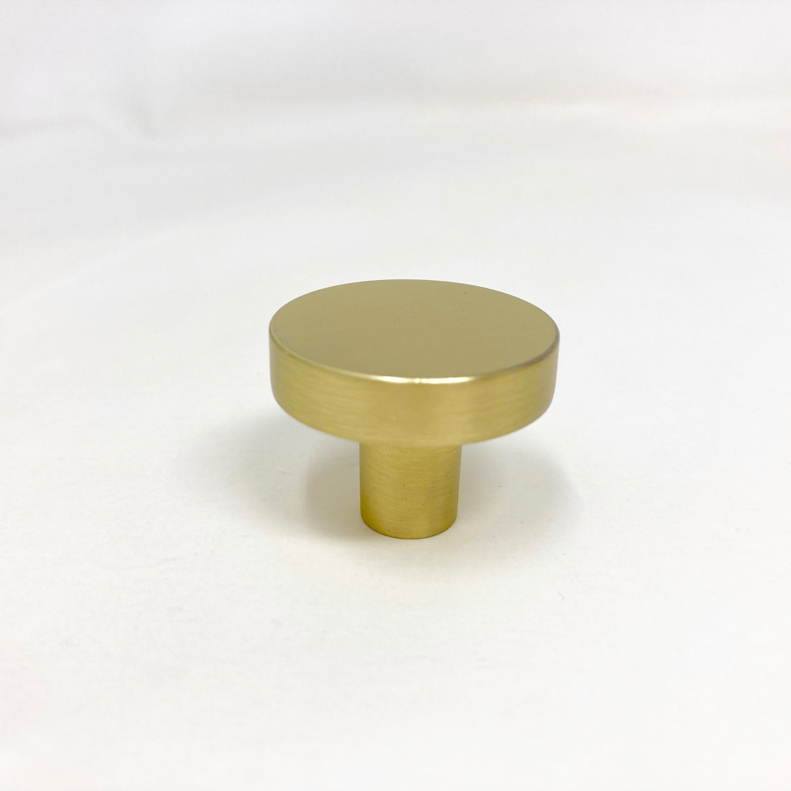 Gold Round Contemporary Knob | Wardrobe | Modern | Kitchen Replacement Knob | Furniture Knob | Cabinet Knob | Kitchen Door Knob