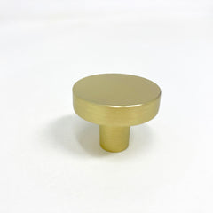 Gold Round Contemporary Knob | Wardrobe | Modern | Kitchen Replacement Knob | Furniture Knob | Cabinet Knob | Kitchen Door Knob