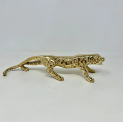 Polished Brass Leopard Door Handle Solid Entry Pull Furniture Cabinet Luxury Animal Hardware Decor