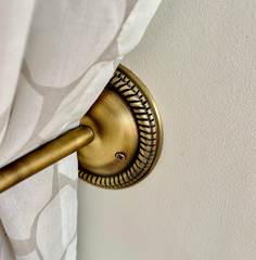 Beehive Antique Brass Curtain Hook