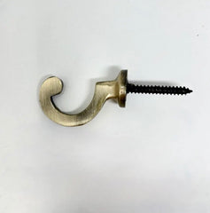 FLAT EDGE Solid Brass Hook