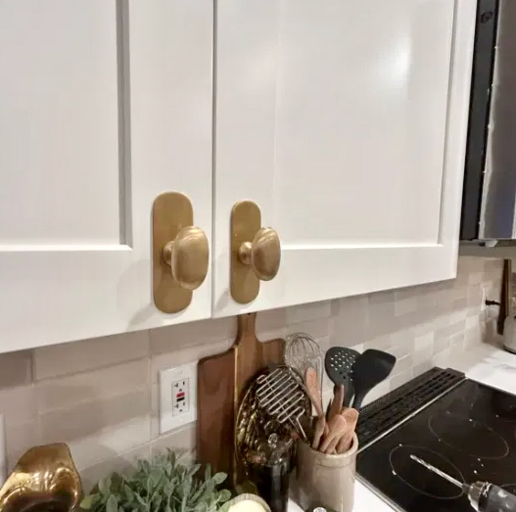 Unlacquered Brass Backplate