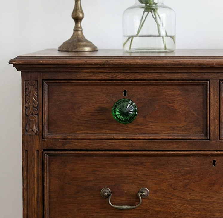 Vintage Style Glass Knob