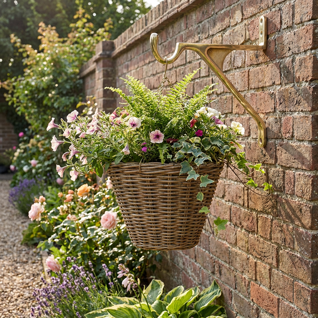 Chunky Brass Or Iron solid Hanging Hook Bracket