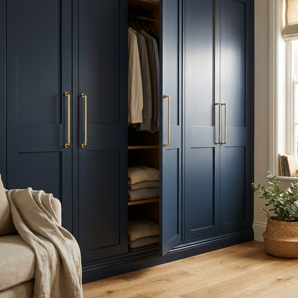 Unlacquered Brass Reeded Handle With Optional Backplate