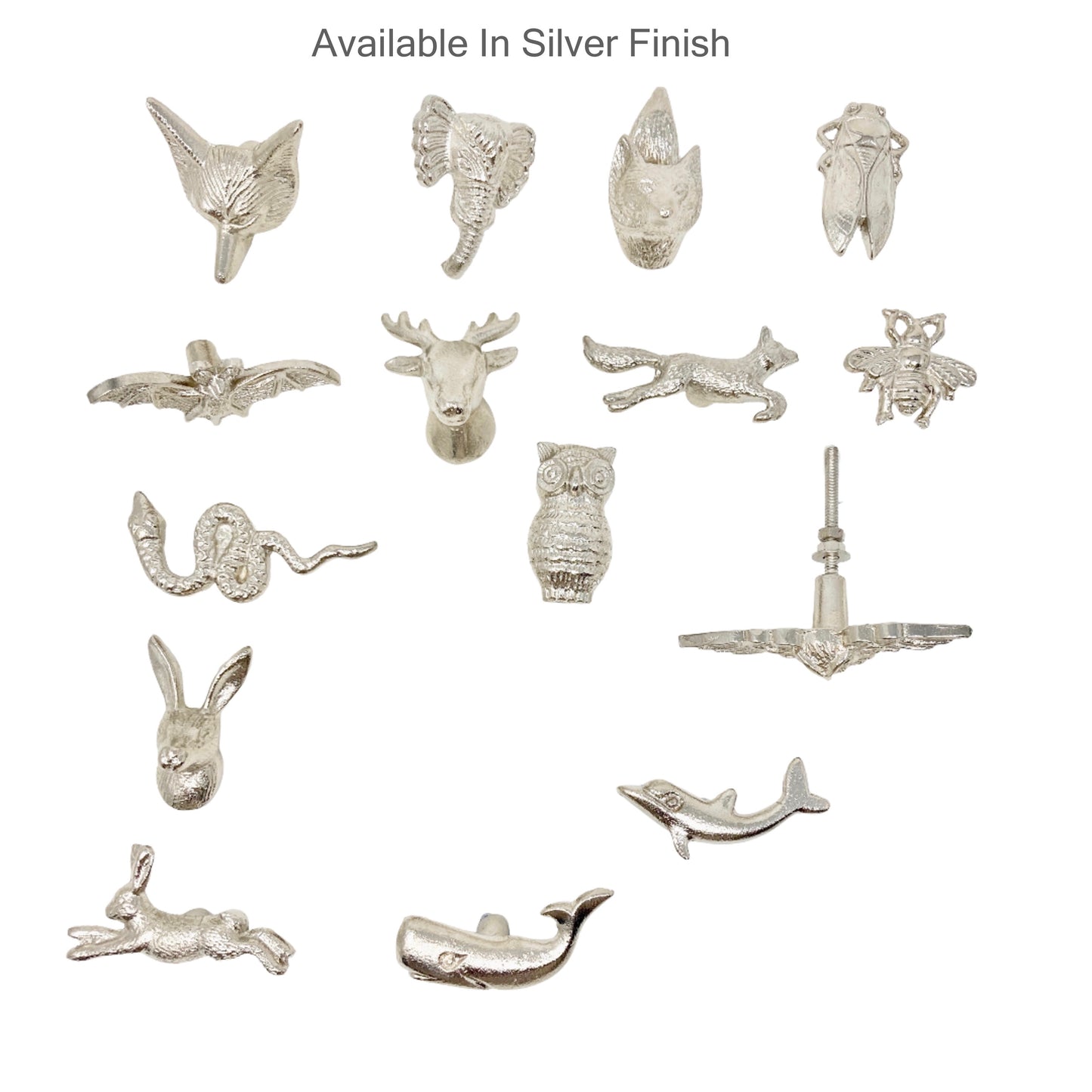 Hare Rabbit Vintage Animal Knob