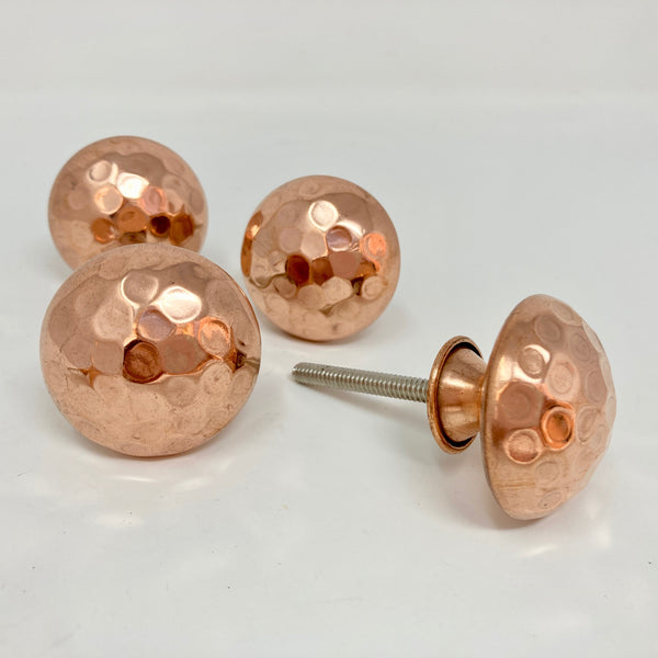 Hammered Copper Knob