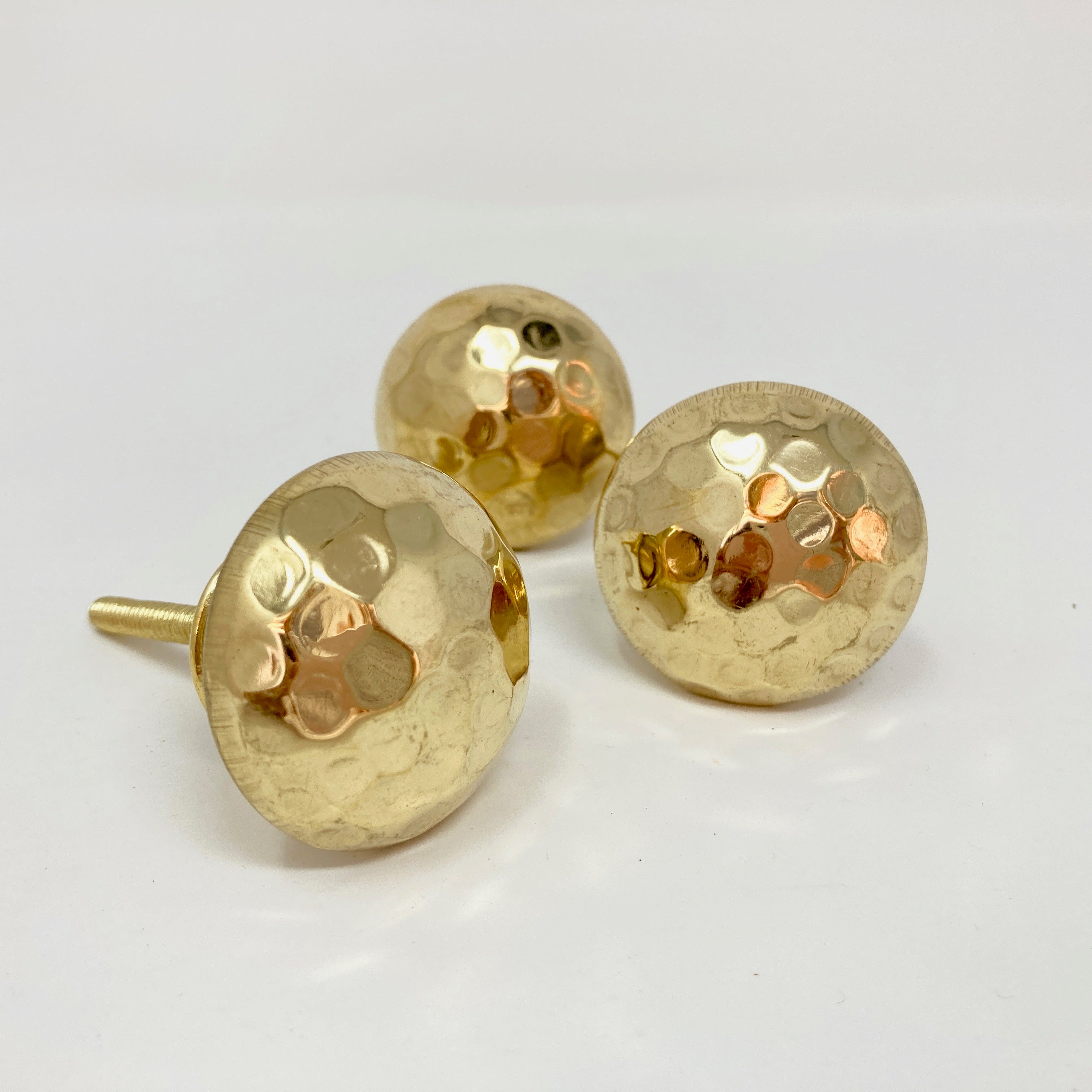 Hammered Gold Knob