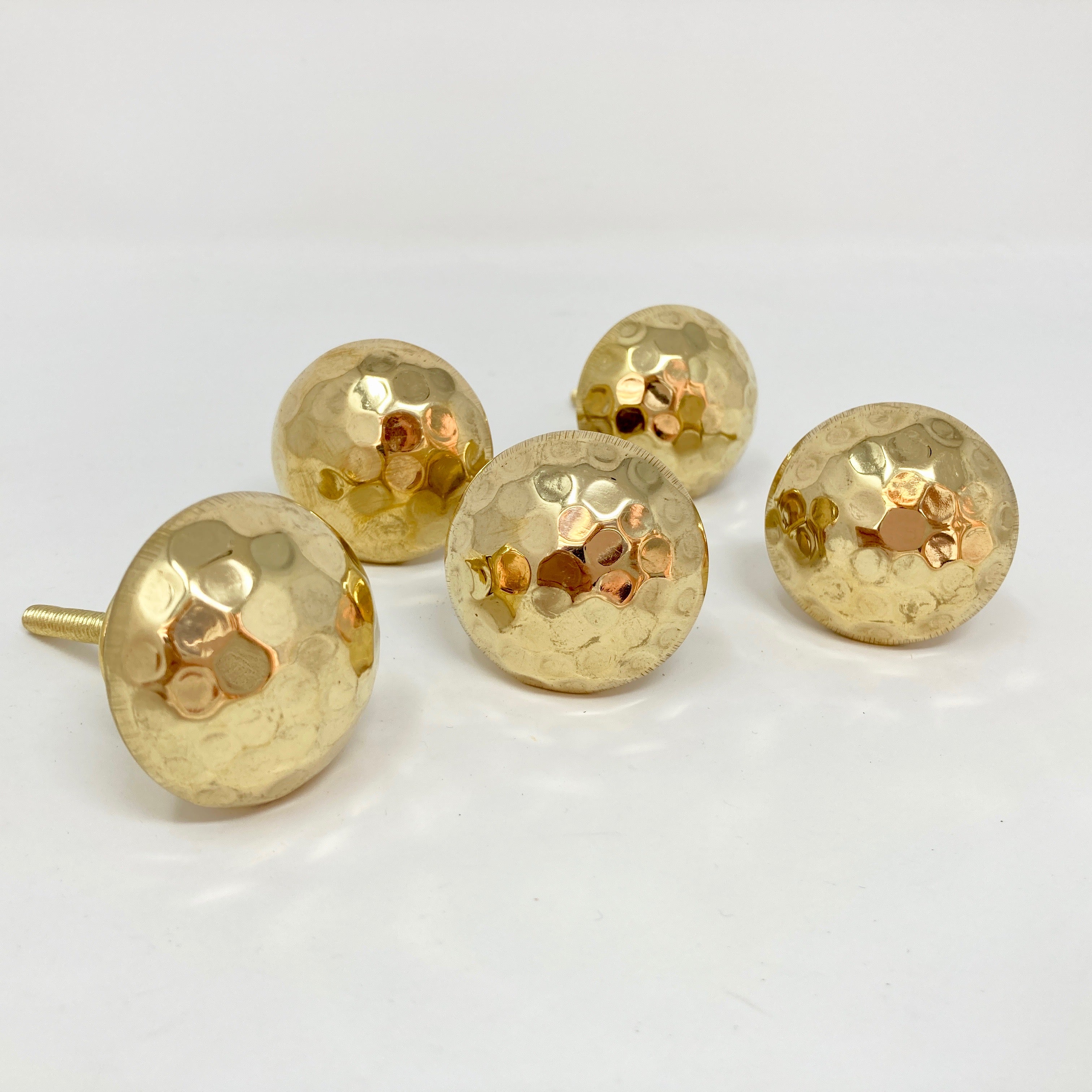 Hammered Gold Knob