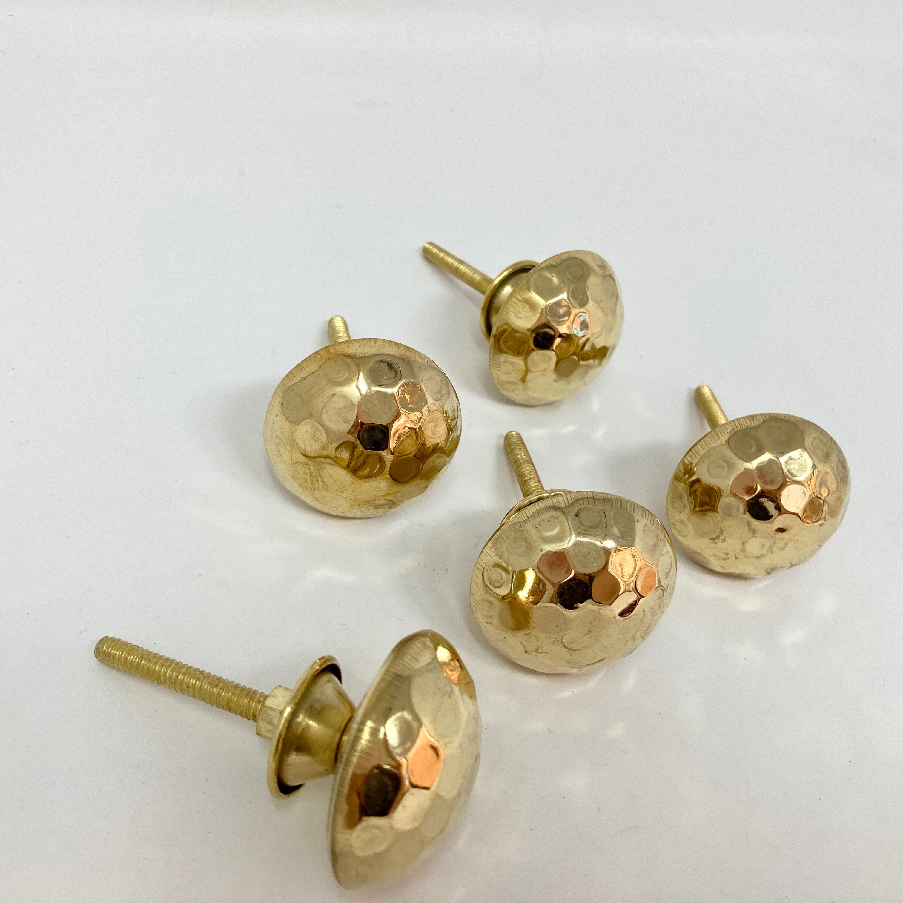 Hammered Gold Knob