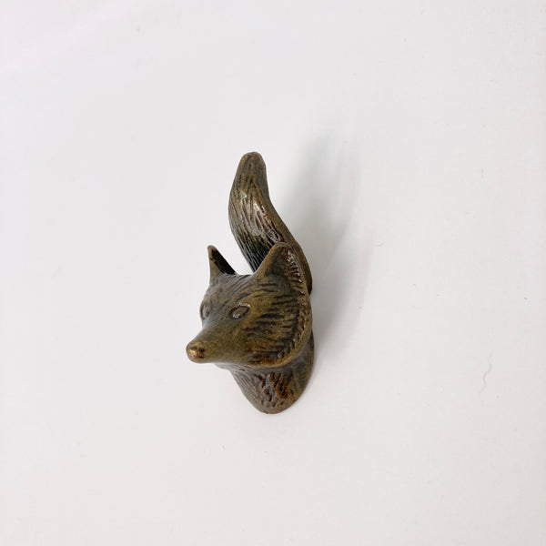 Mr Fox Antique Bronze Knob