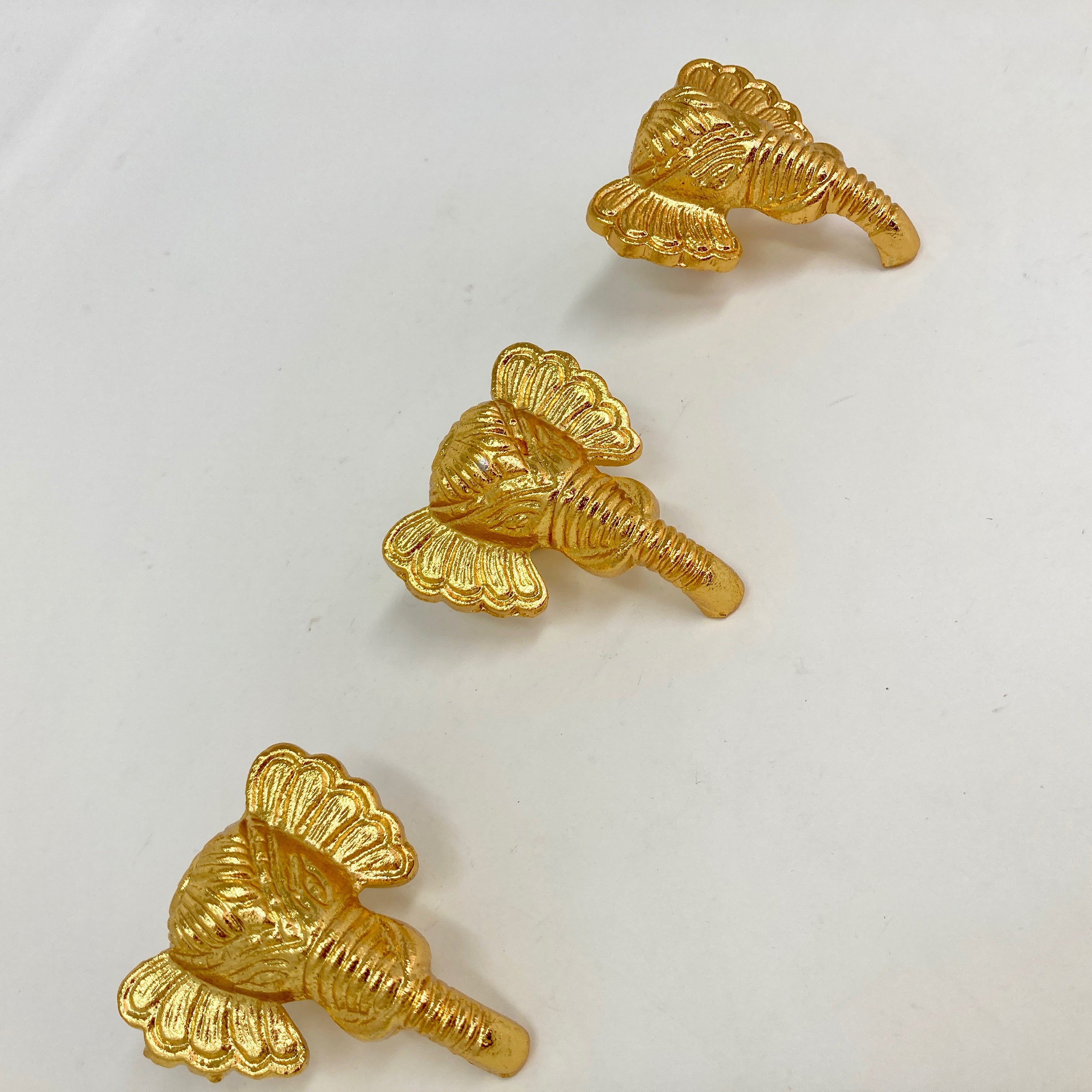 Gold Elephant Drawer Knob