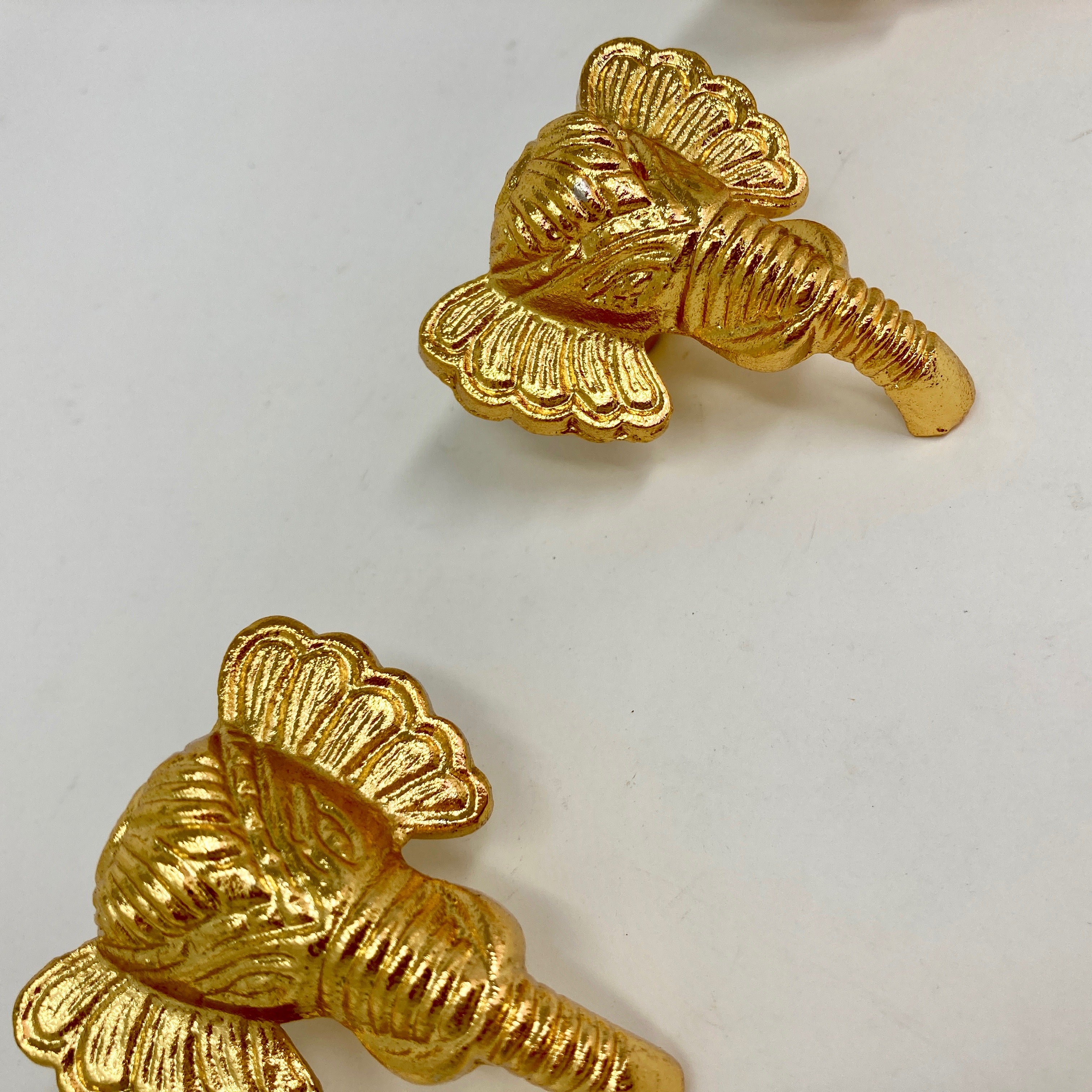 Gold Elephant Drawer Knob