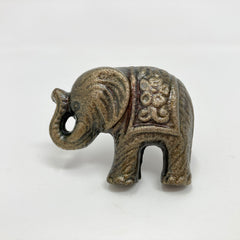 Antique Bronze Elephant Drawer Knob