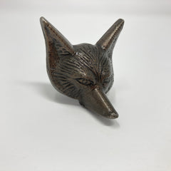 Antique Bronze Fox Head Knob