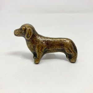 Antique Dachshund Dog Knob