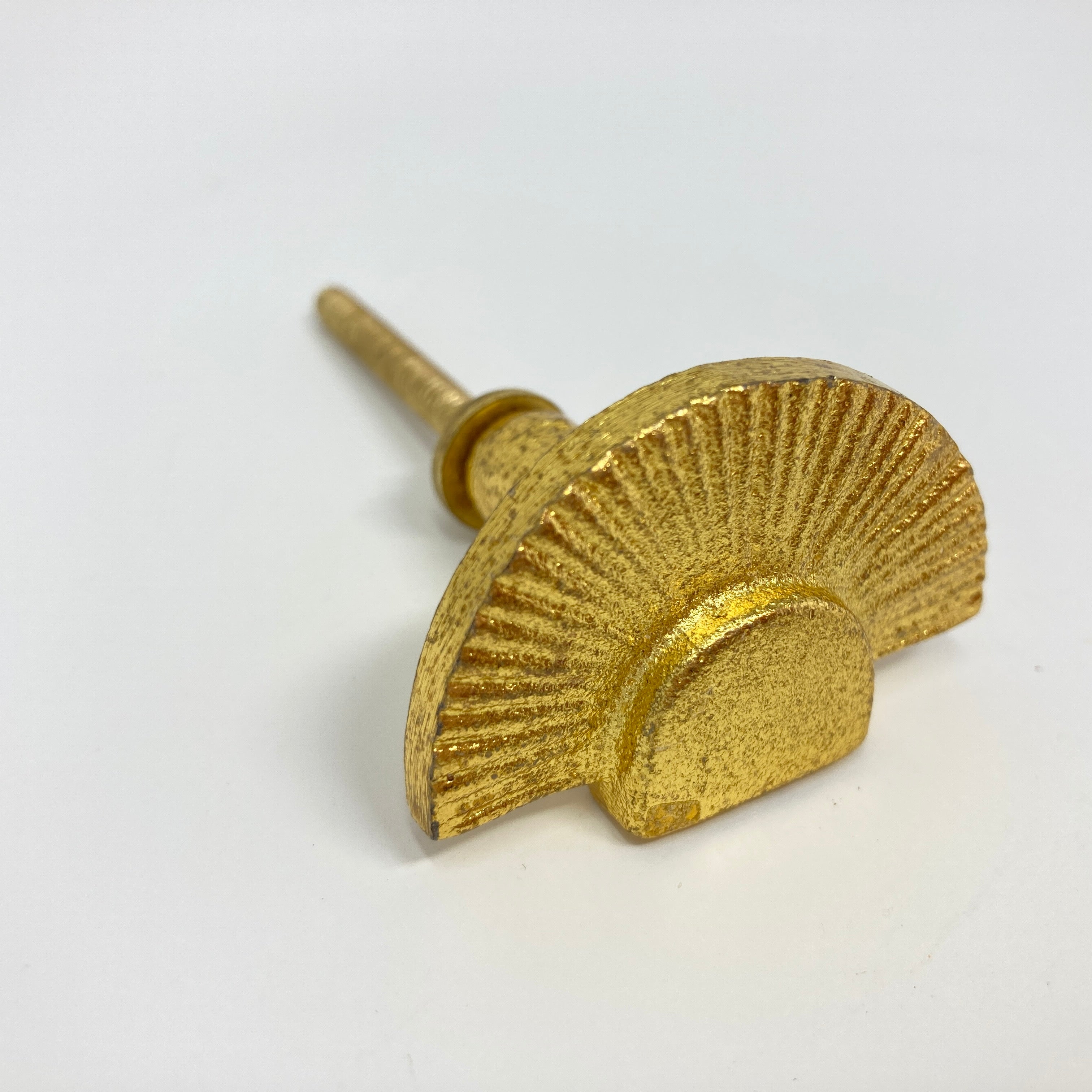 Art Deco Metal Fan Knob