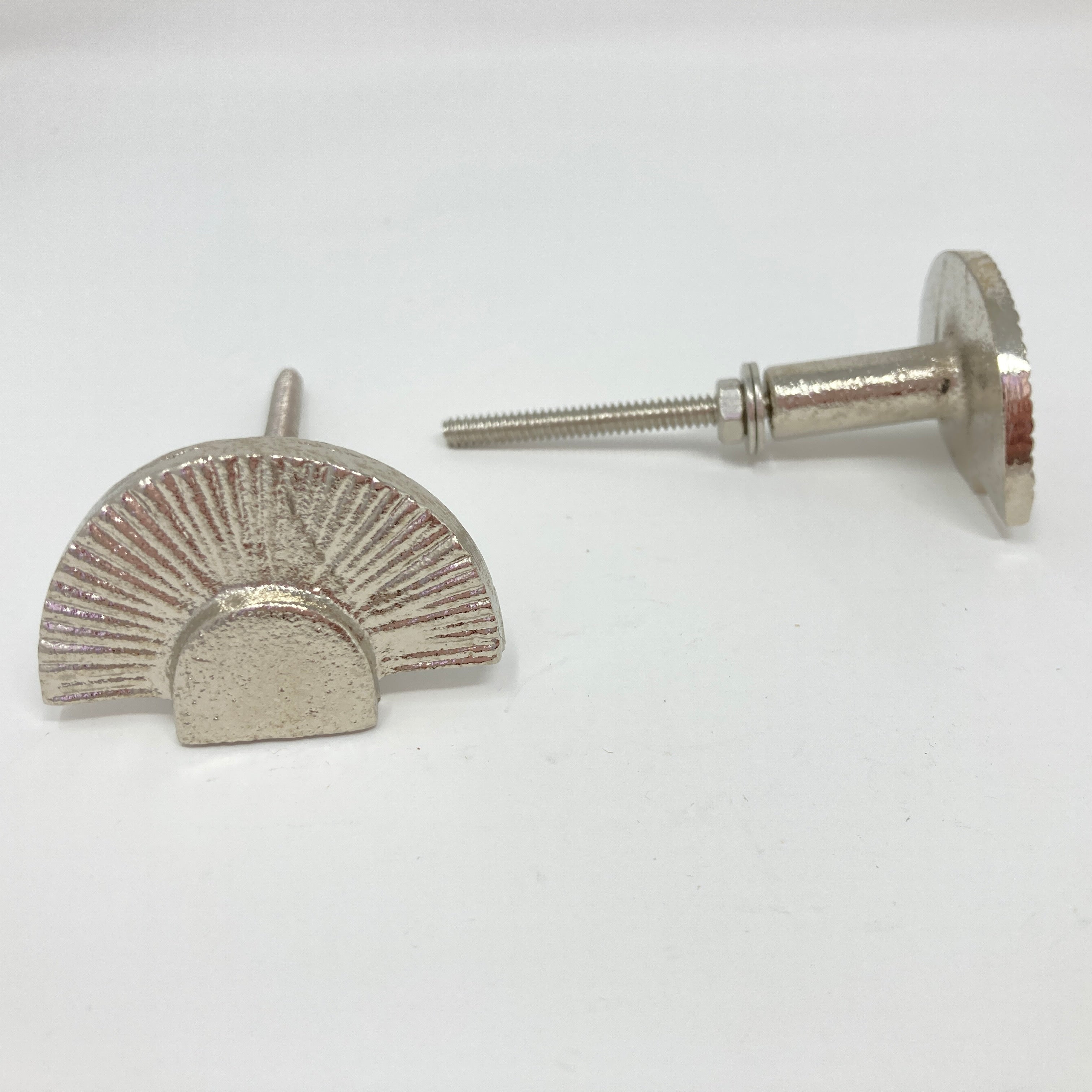 Art Deco Metal Fan Knob