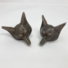 Antique Bronze Fox Head Knob