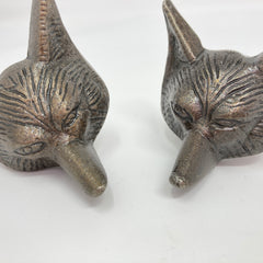 Antique Bronze Fox Head Knob