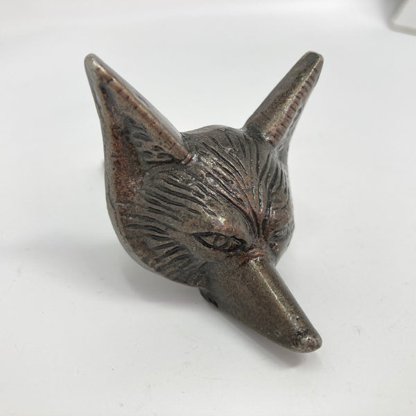 Antique Bronze Fox Head Knob