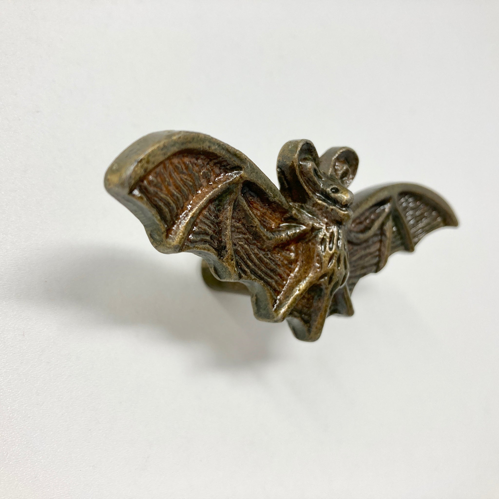 Antique Bronze Bat Knob