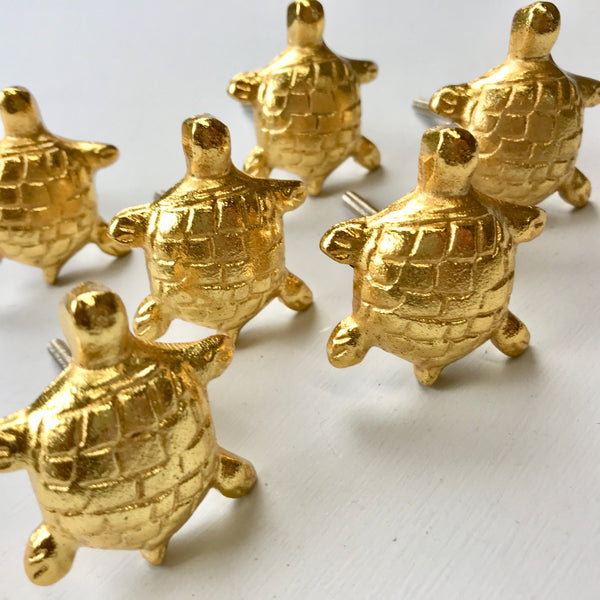 Gold Tortoise Knob