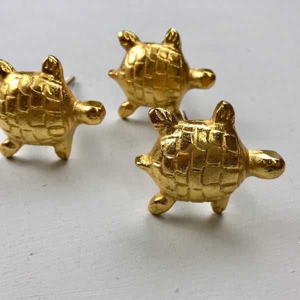 Gold Tortoise Knob