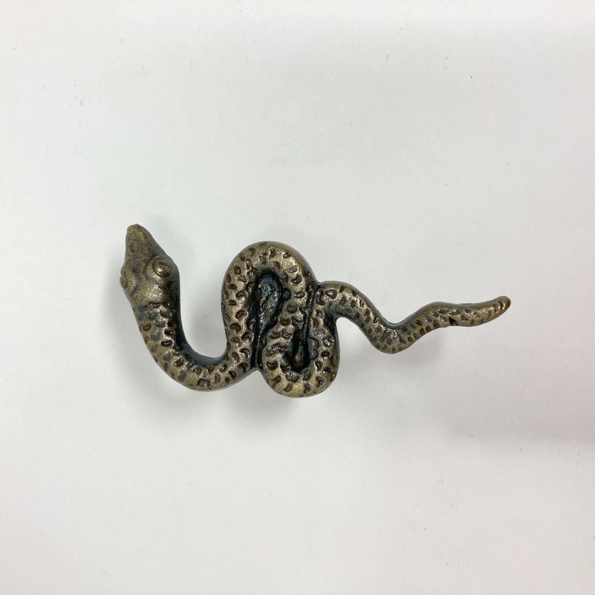 Antique Bronze Snake Metal Knob