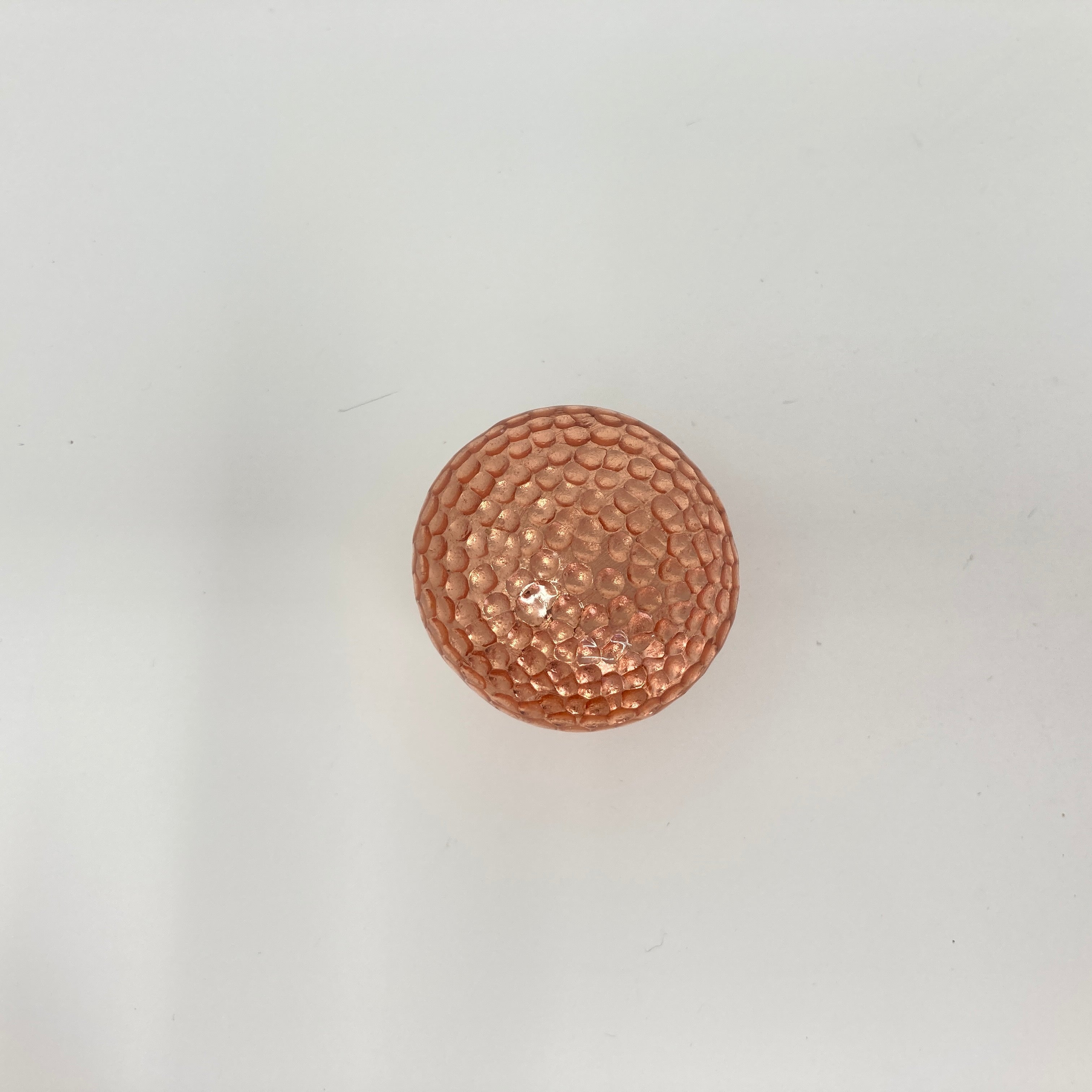 Pure Copper Handmade Hammered Round Knob