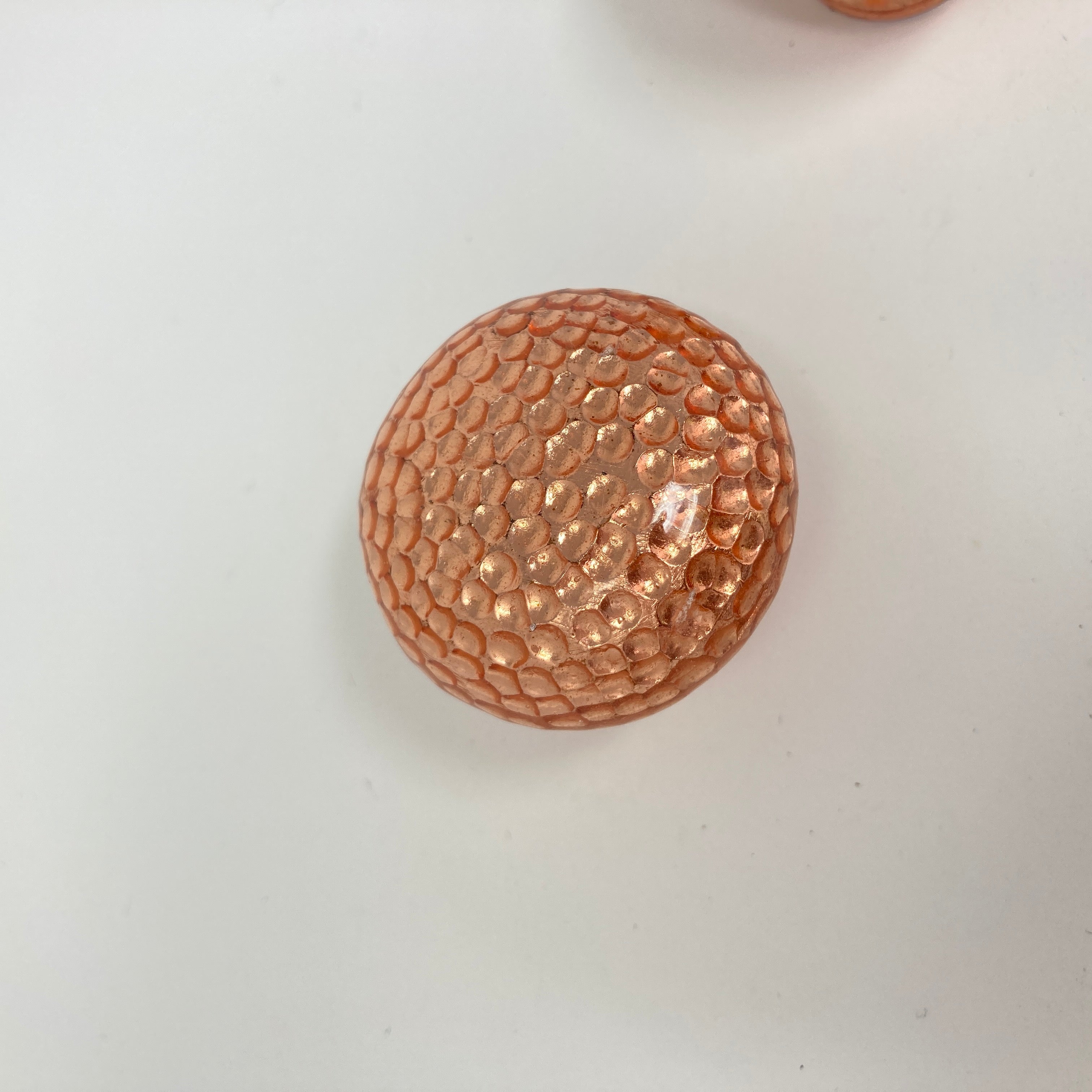 Pure Copper Handmade Hammered Round Knob