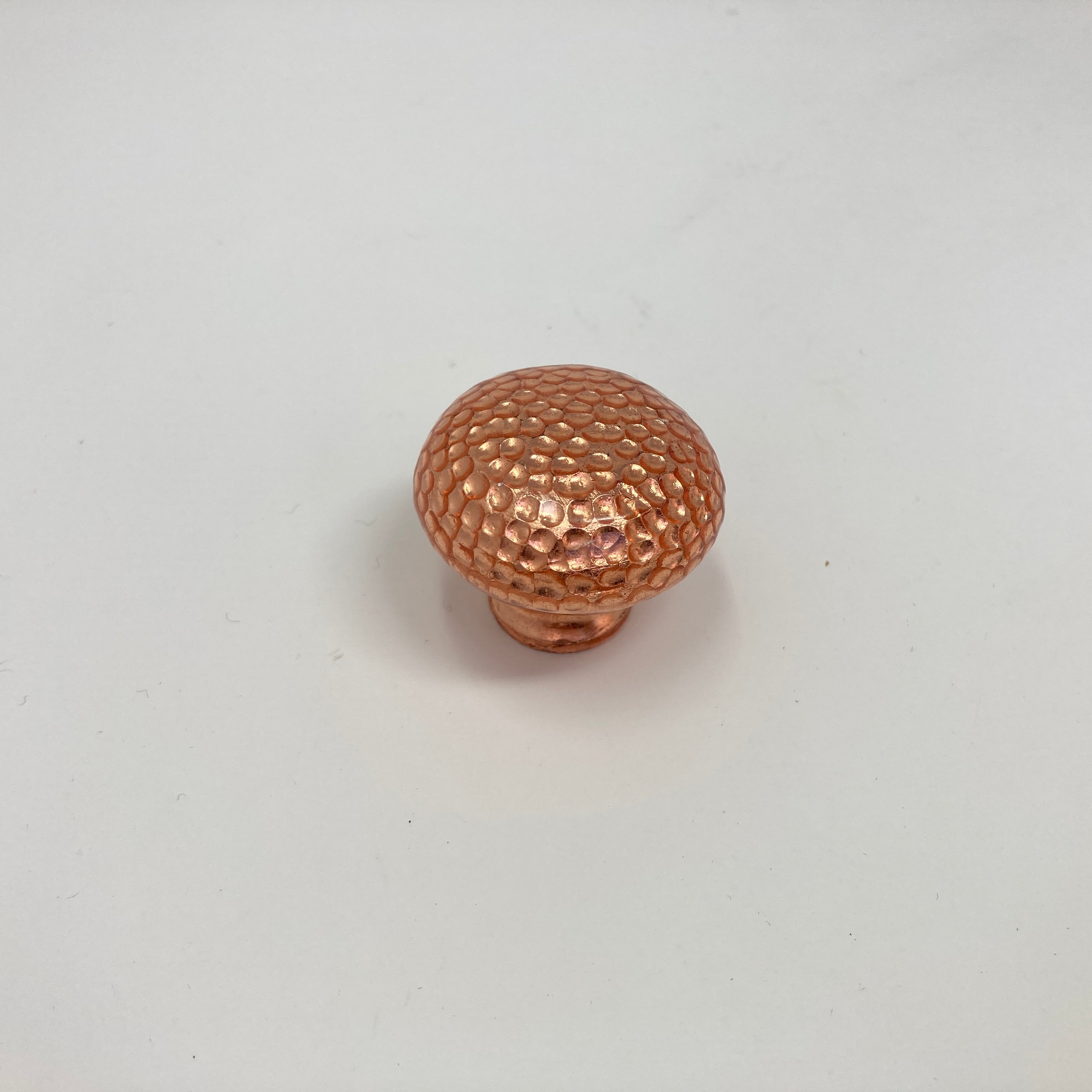 Pure Copper Handmade Hammered Round Knob