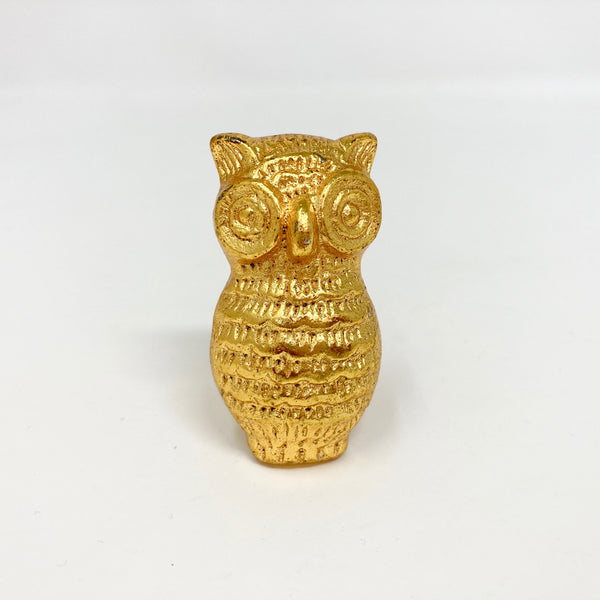 Gold Owl Door Knob